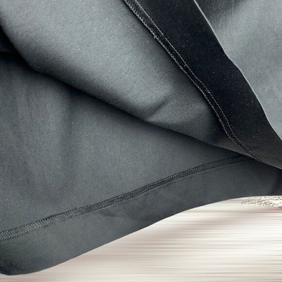 Ann Louise Roswald Cotton Blend Black Knee Length Skirt - Picture 3 of 12